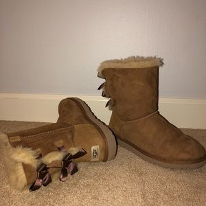 Double Bailey Bow Ugg Boots